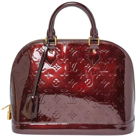 louis vuitton amarante monogram vernis alma mm bag|louis vuitton monogram bb.